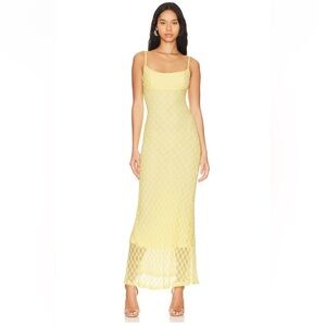Bardot Yellow Maxi Dress